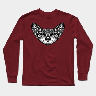 Tribal Cat Long Sleeve T-Shirt